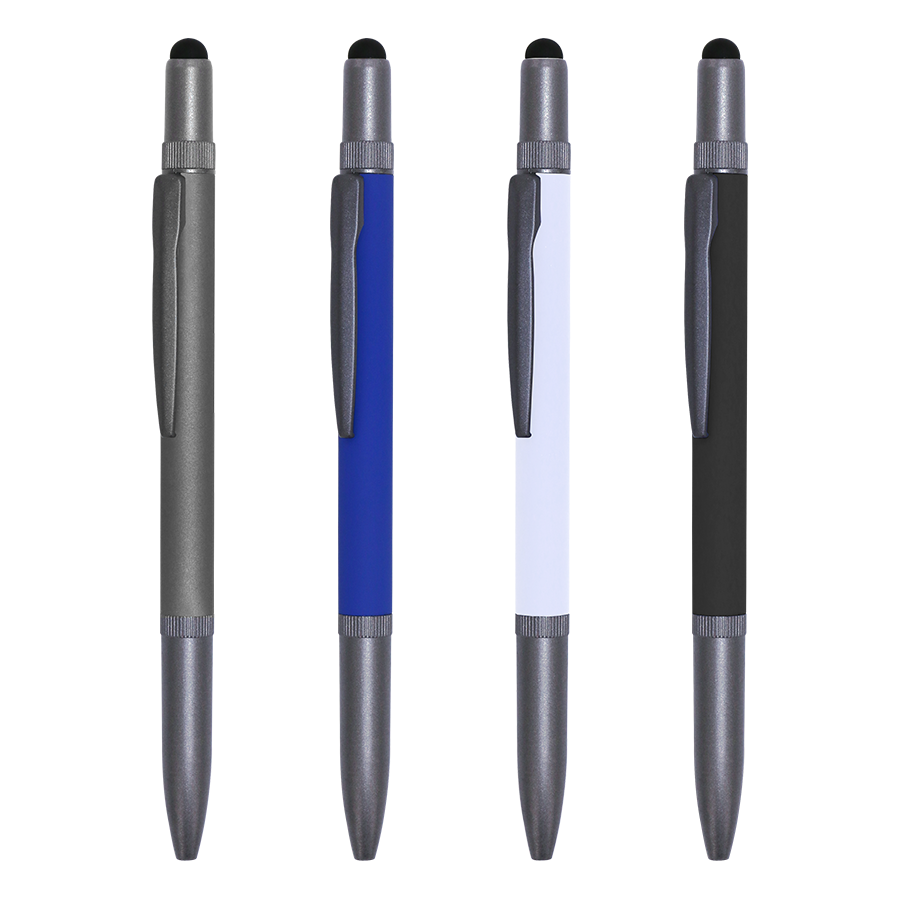 stylo  multifonction en aluminium