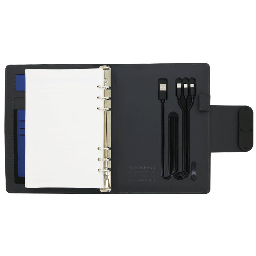 coffret  note-book power bank 8000 mah wireless