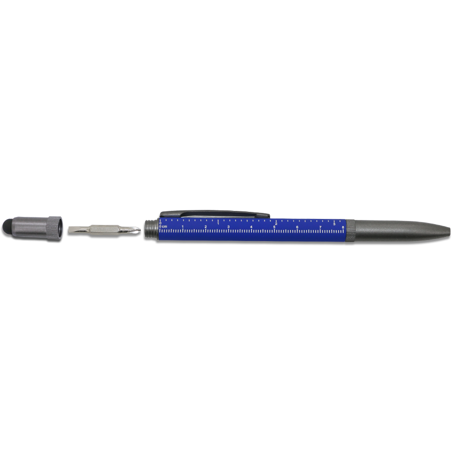 stylo  multifonction en aluminium