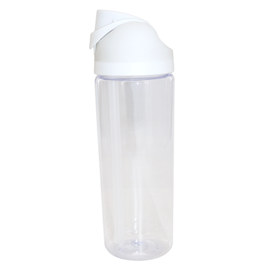gourde plastique 750 ml avec couvercle à bec