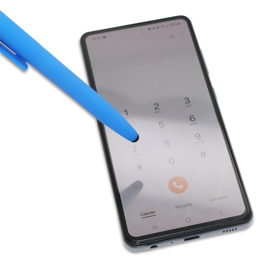 stylus promotionnel avec support téléphone
