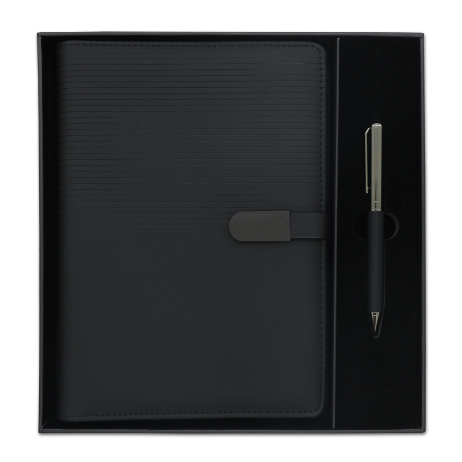 set  note book et stylo publicitaire