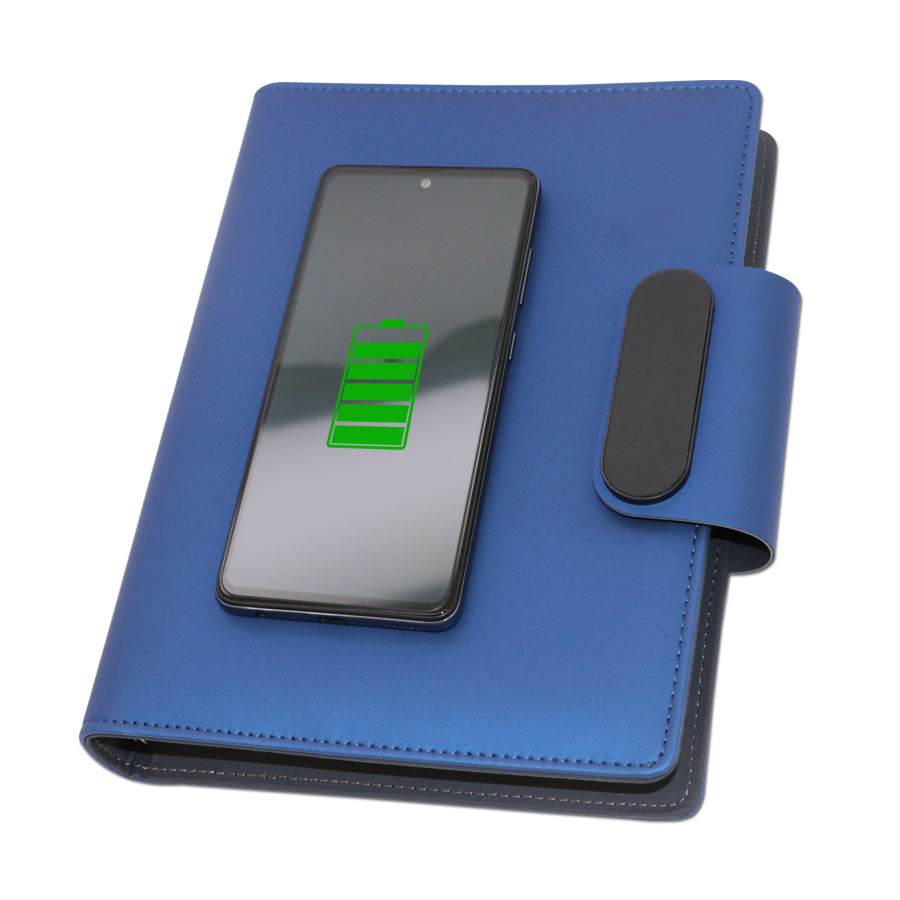 coffret  note-book power bank 8000 mah wireless