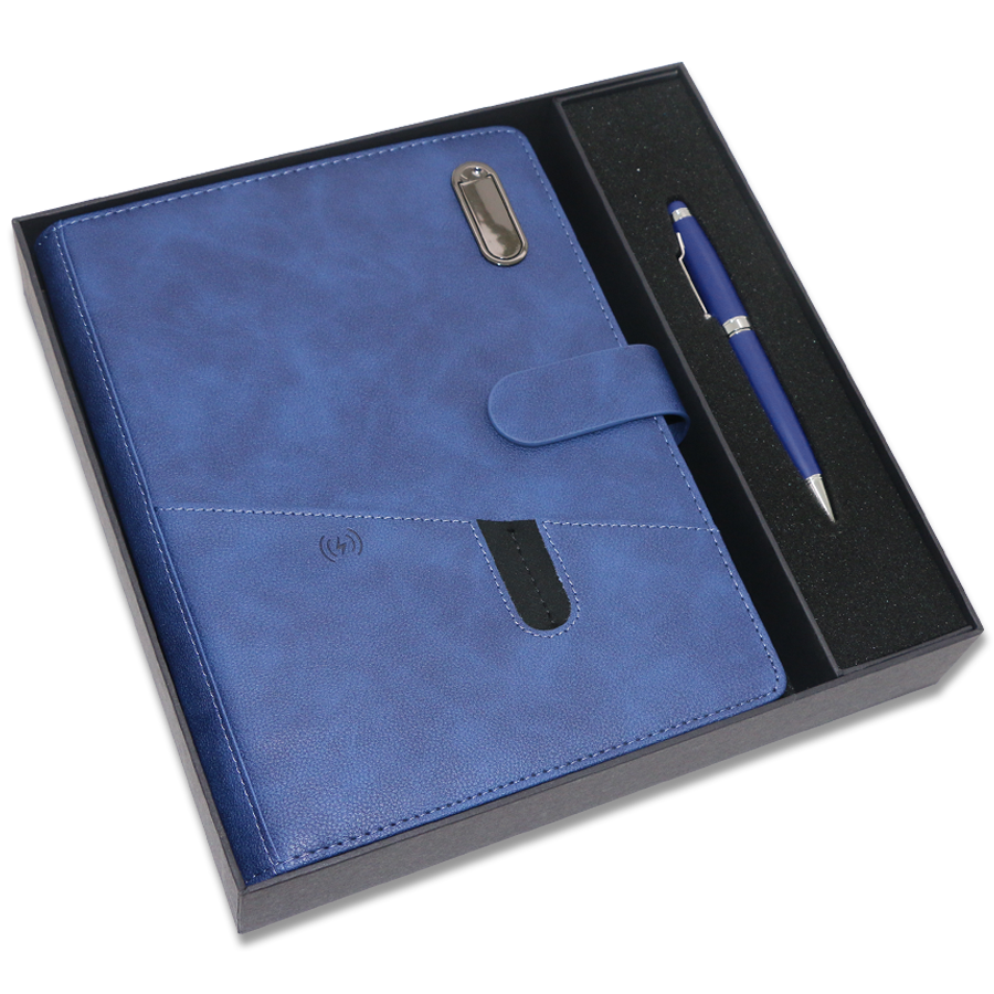 coffret  note book  avec powerbank et usb inclus