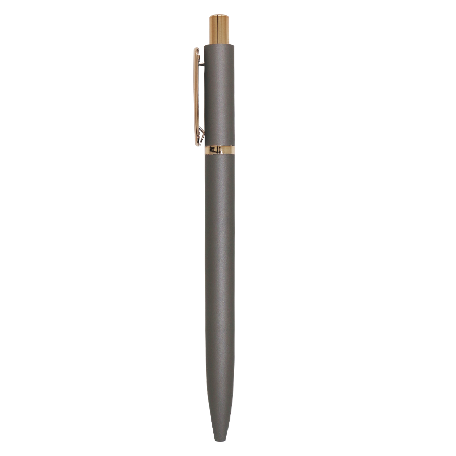 stylo à bille en aluminium soft touch
