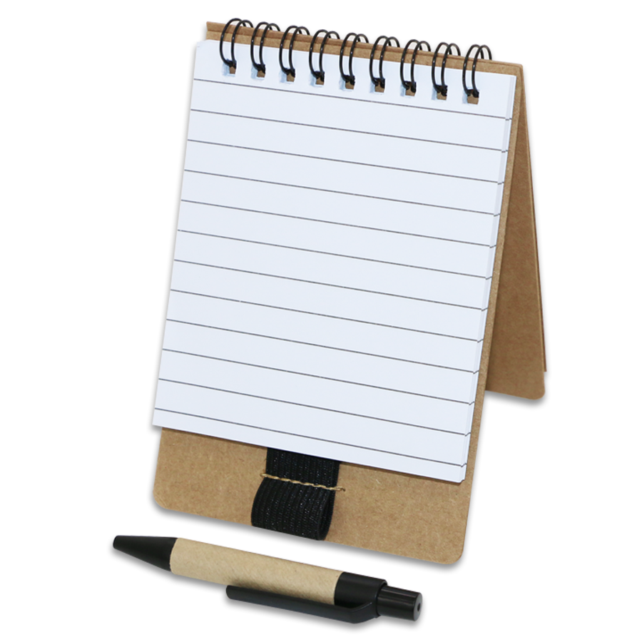carnet post-it  ecologique avec mini stylo