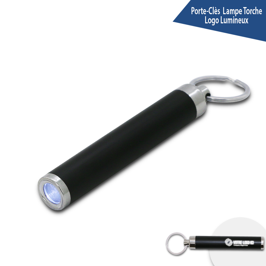 porte-clés  lampe torche logo lumineux