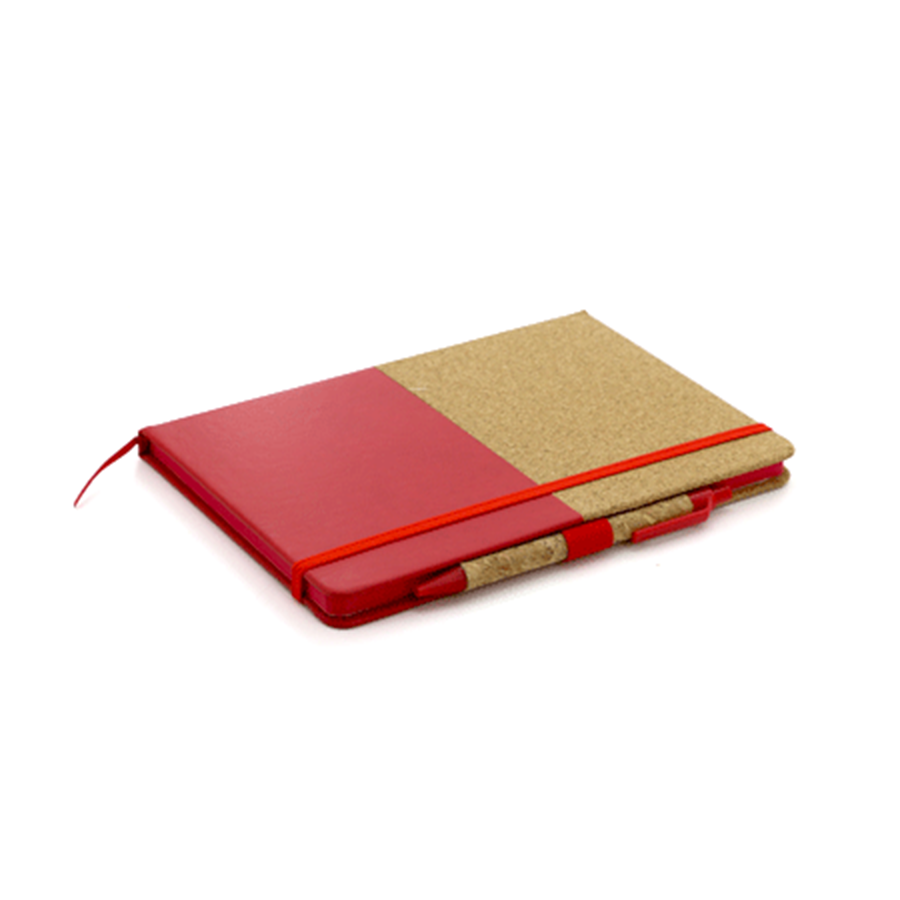 note-book  a5 en liège et similicuir