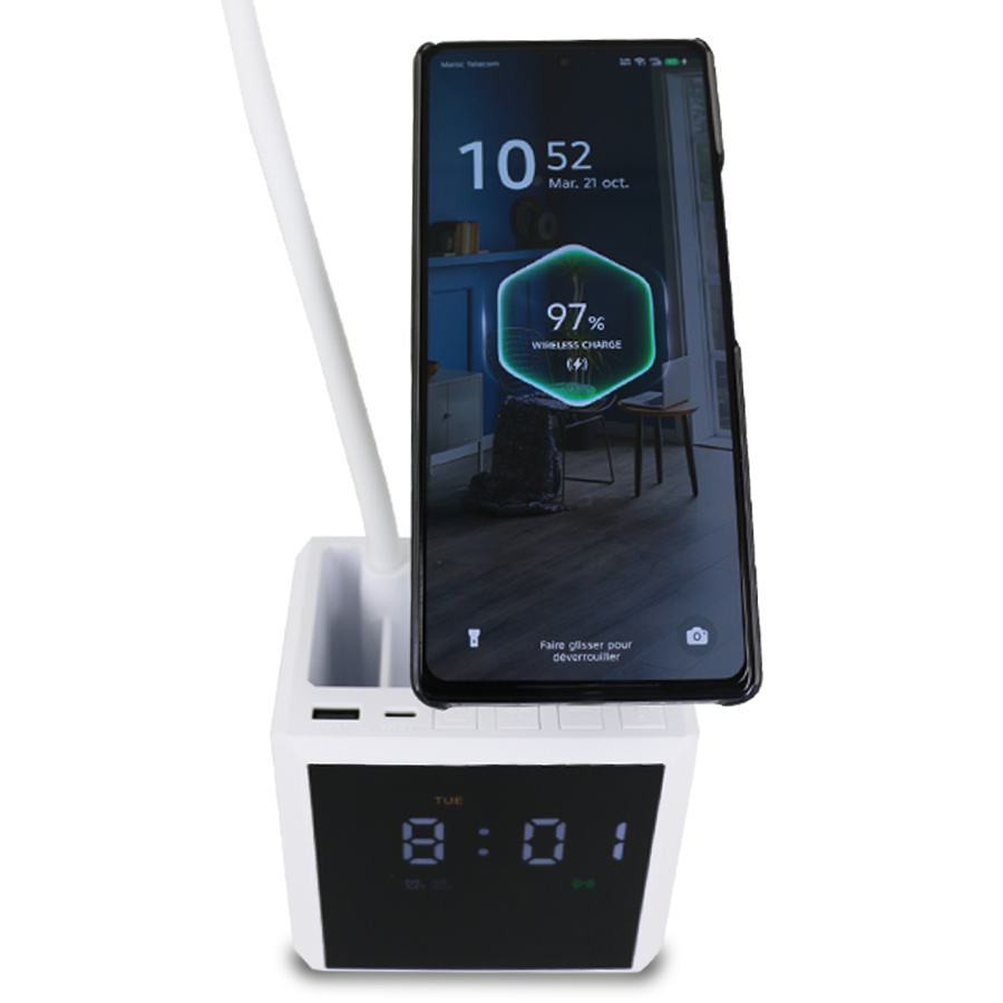 charge de téléphone de table intelligente
