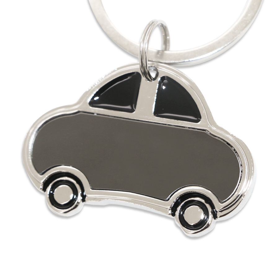 porte-clés  forme voiture en noir