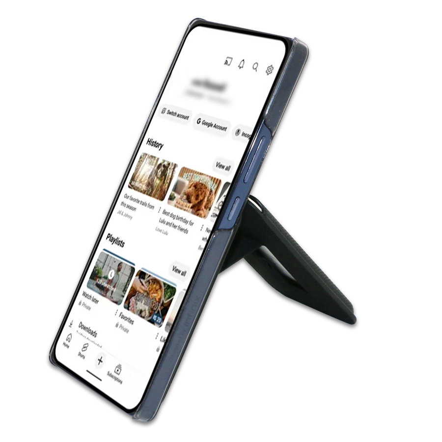 porte-cartes & support téléphone 2 en 1