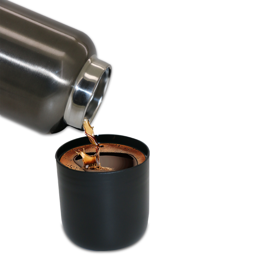 bouteille isotherme 550 ml avec tasse inclus