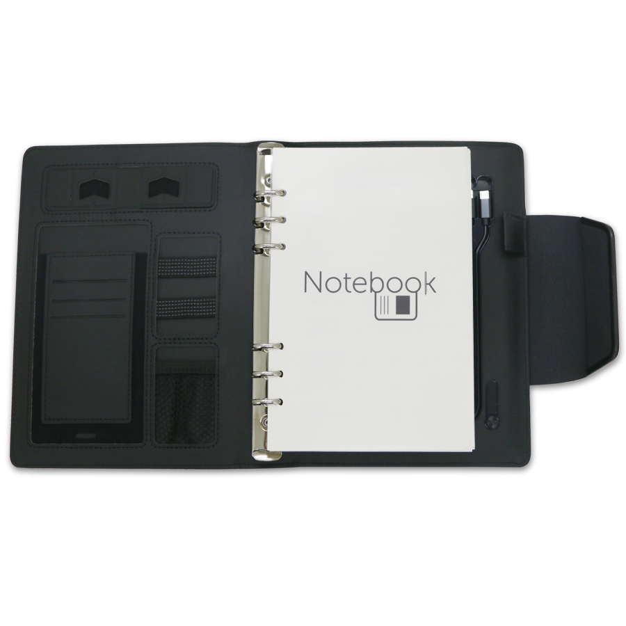 coffret vip notebook avec powerbank et usb