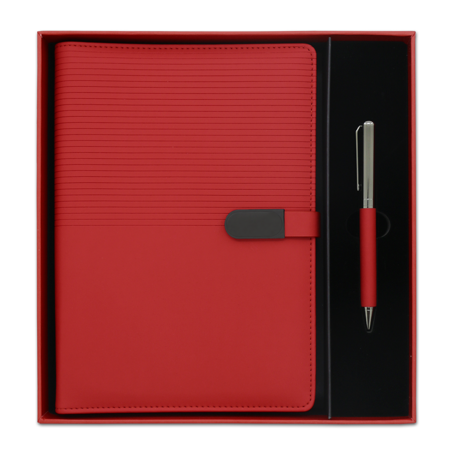 set  note book et stylo publicitaire