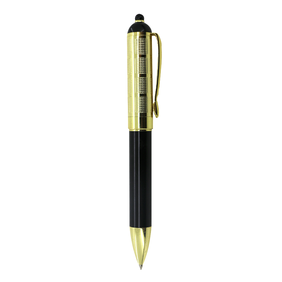 parure de stylos dorés avec boite