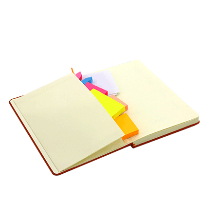 notebook  publicitaire a5 elastique soft-touch