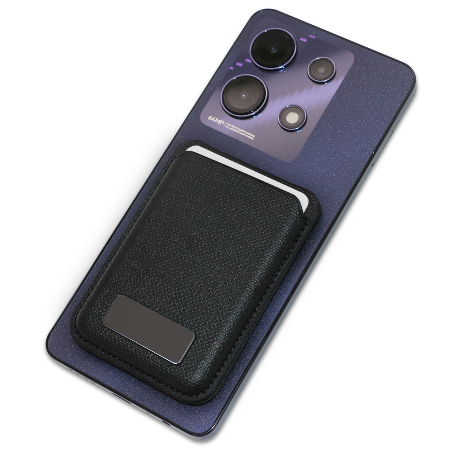 porte-cartes & support téléphone 2 en 1