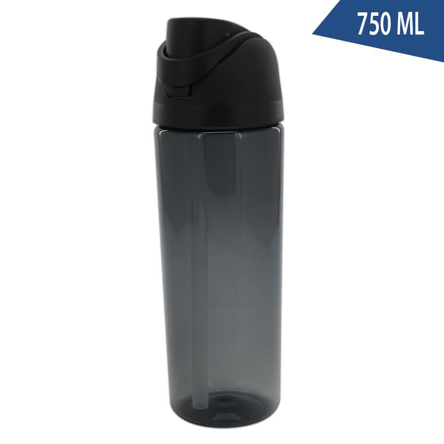 gourde plastique 750 ml avec couvercle à bec