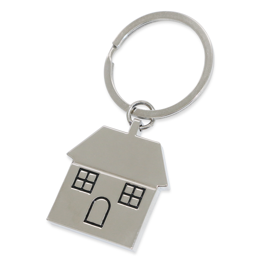porte-clés maison publicitaire